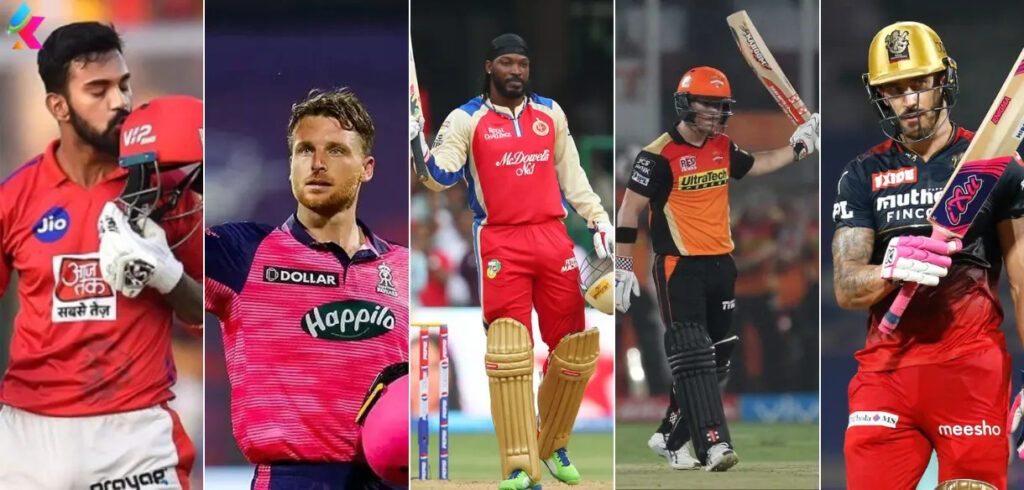 Top 5 batsmen fastest to score 3000 runs in IPL