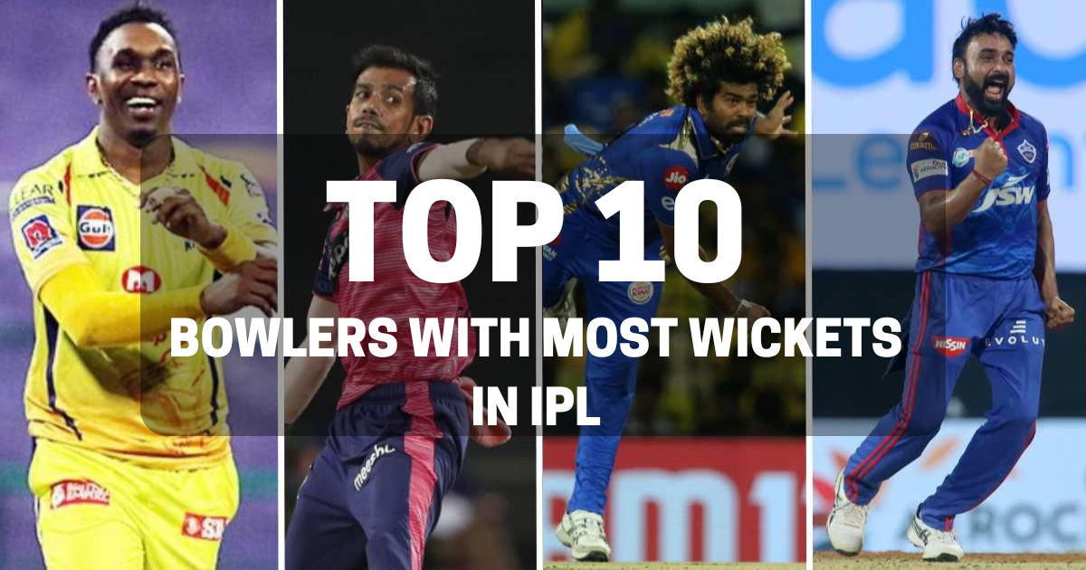 Top 10 bowlers with most wickets in IPL