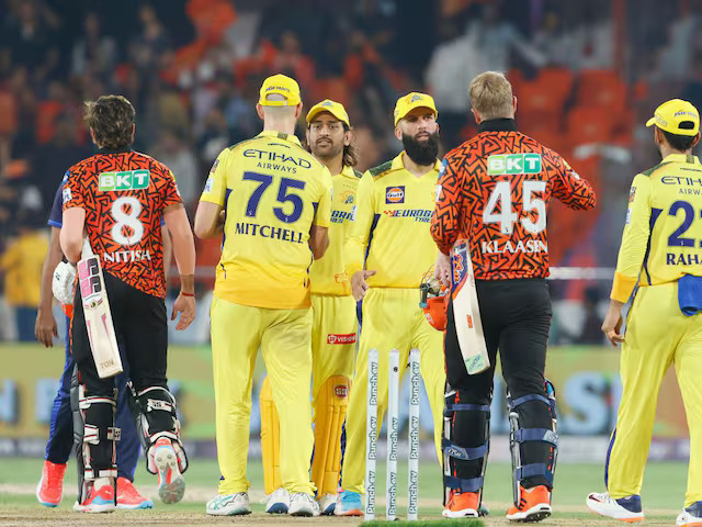 IPL 2024 points table as it appears following Sunrisers Hyderabad's victory over Chennai Super Kings