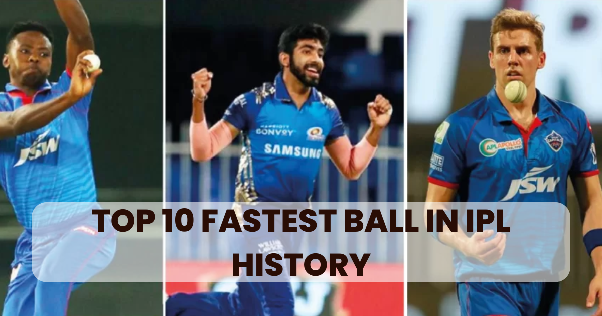 Top 10 Fastest Ball in IPL History
