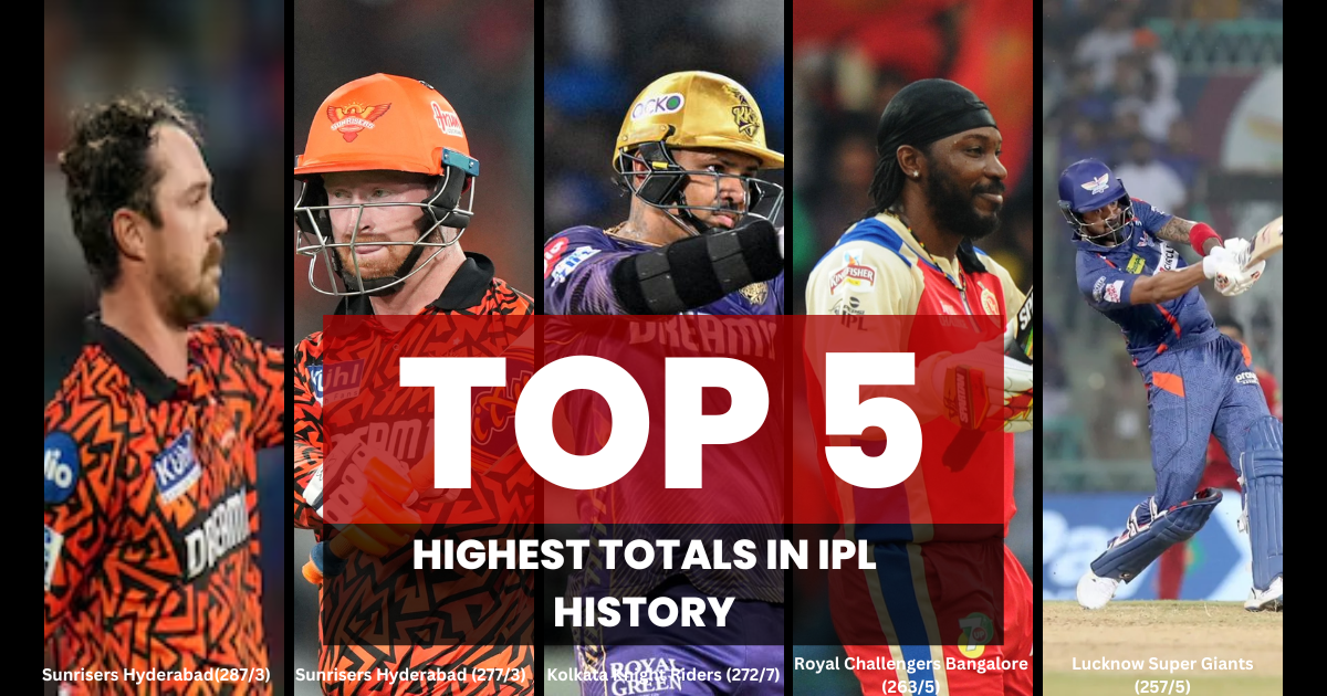 Top 5 Highest Totals in IPL History
