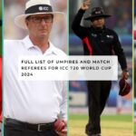 Complete list of match referees and umpires at the 2024 ICC T20 World Cup
