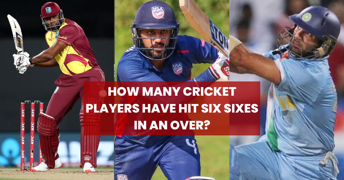 How many cricket players have hit six sixes in an over?
